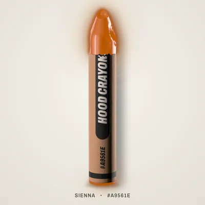 Sienna crayon, #A9561E