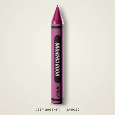 Deep Magenta crayon, #A0025C