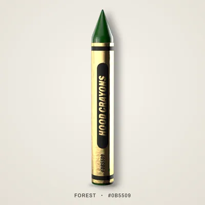 Forest crayon, #0B5509