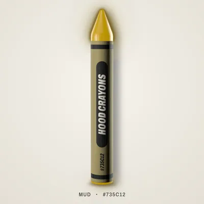 Mud crayon, #735C12