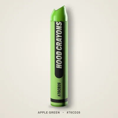 Apple Green crayon, #76CD26
