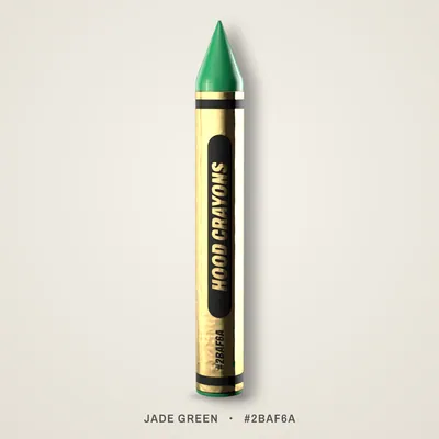 Jade Green crayon, #2BAF6A