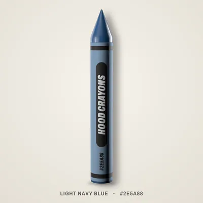 Light Navy Blue crayon, #2E5A88