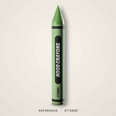 Asparagus crayon, #77AB56