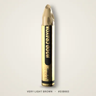 Very Light Brown crayon, #D3B683