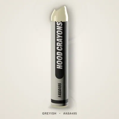 Greyish crayon, #A8A495
