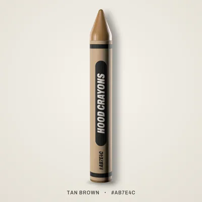 Tan Brown crayon, #AB7E4C
