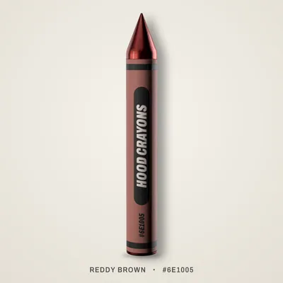 Reddy Brown crayon, #6E1005