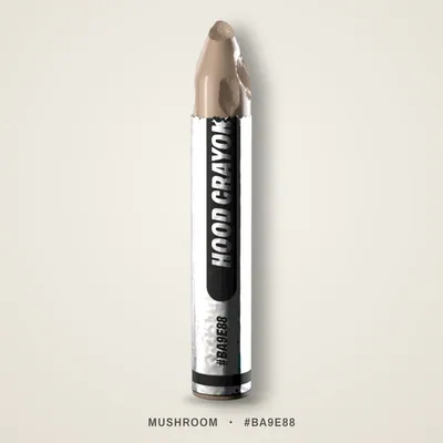 Mushroom crayon, #BA9E88