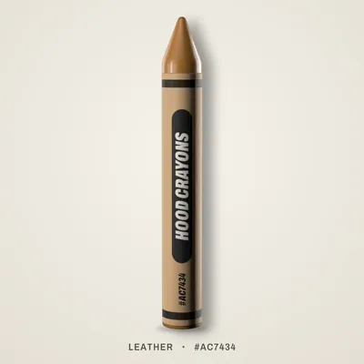 Leather crayon, #AC7434