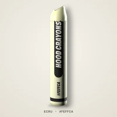 Ecru crayon, #FEFFCA