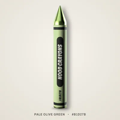 Pale Olive Green crayon, #B1D27B