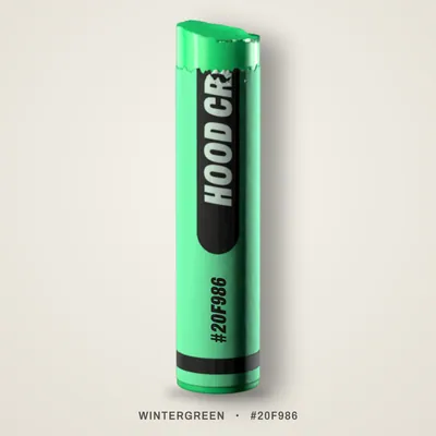 Wintergreen crayon, #20F986