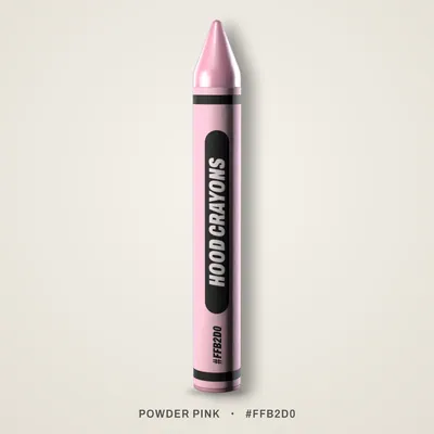 Powder Pink crayon, #FFB2D0