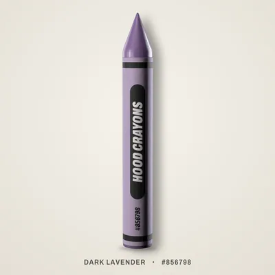 Dark Lavender crayon, #856798