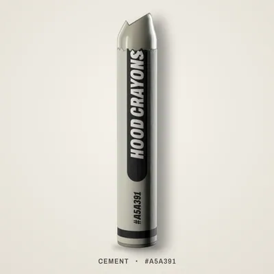 Cement crayon, #A5A391