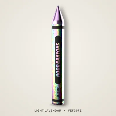 Light Lavendar crayon, #EFC0FE