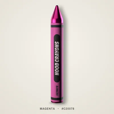 Magenta crayon, #C20078