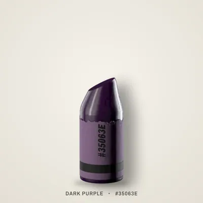 Dark Purple crayon, #35063E