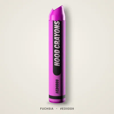 Fuchsia crayon, #ED0DD9