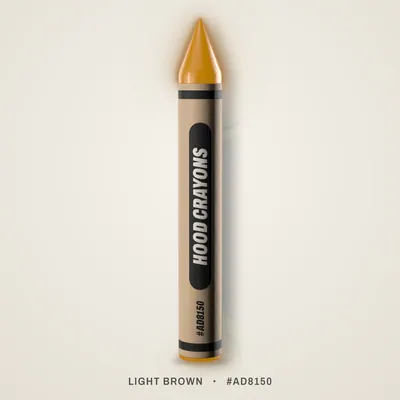Light Brown crayon, #AD8150