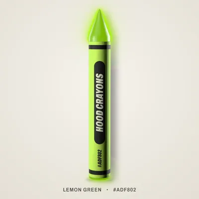 Lemon Green crayon, #ADF802