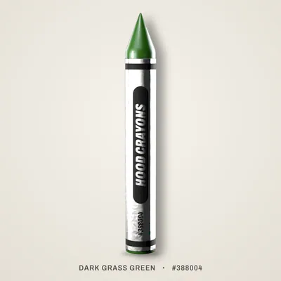 Dark Grass Green crayon, #388004