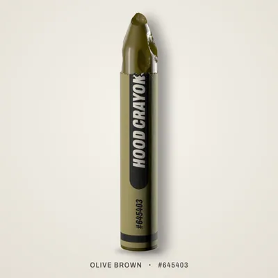Olive Brown crayon, #645403