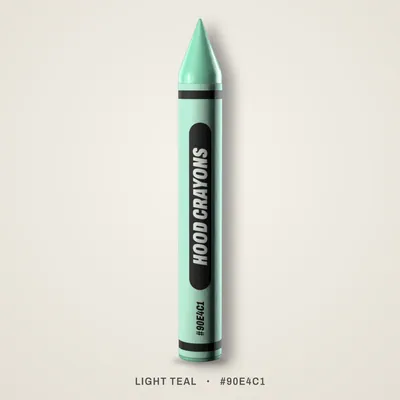 Light Teal crayon, #90E4C1