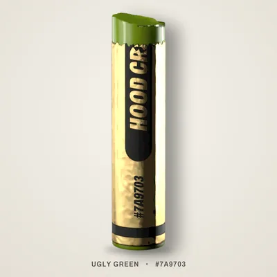 Ugly Green crayon, #7A9703