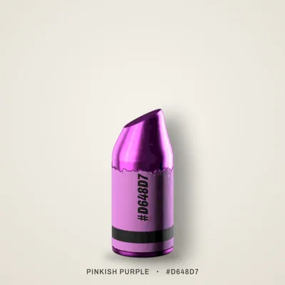 Pinkish Purple crayon, #D648D7