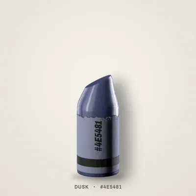 Dusk crayon, #4E5481