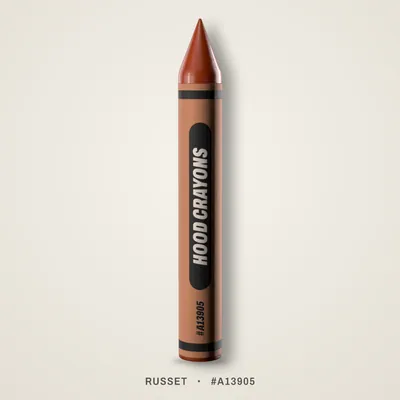 Russet crayon, #A13905