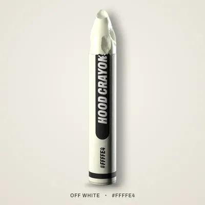 Off White crayon, #FFFFE4