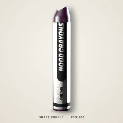 Grape Purple crayon, #5D1451