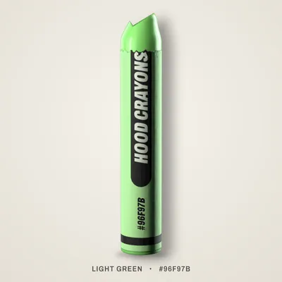 Light Green crayon, #96F97B