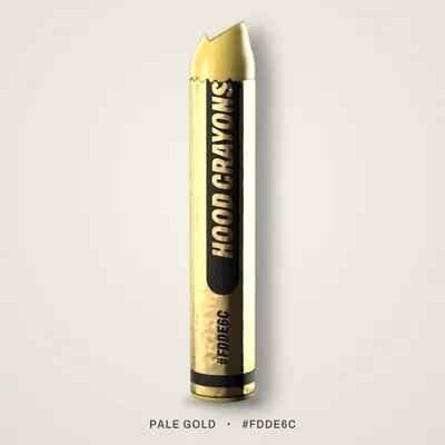Pale Gold crayon, #FDDE6C