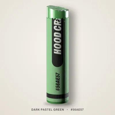 Dark Pastel Green crayon, #56AE57