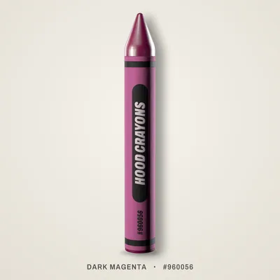 Dark Magenta crayon, #960056