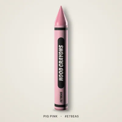 Pig Pink crayon, #E78EA5