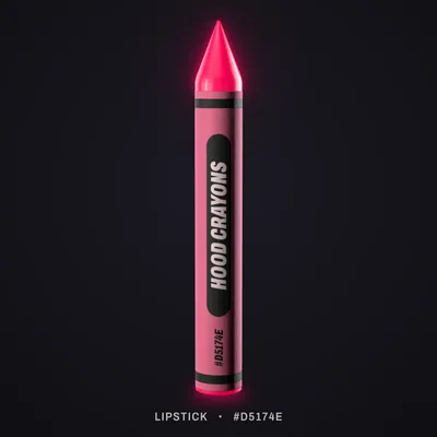 Lipstick crayon, #D5174E