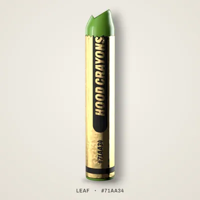 Leaf crayon, #71AA34
