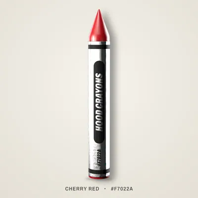 Cherry Red crayon, #F7022A
