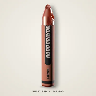 Rusty Red crayon, #AF2F0D