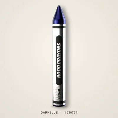 Darkblue crayon, #030764
