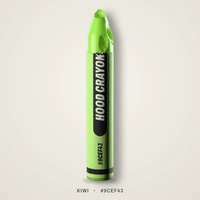 Kiwi crayon, #9CEF43