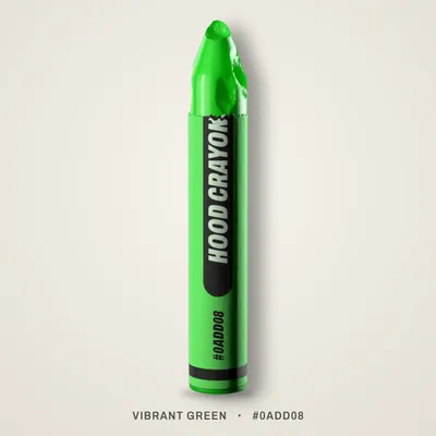 Vibrant Green crayon, #0ADD08