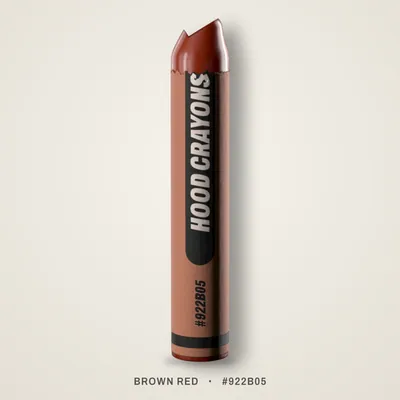 Brown Red crayon, #922B05