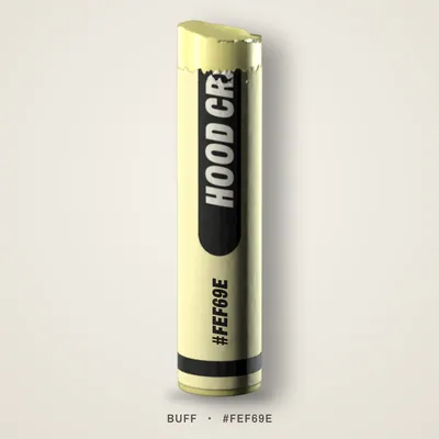 Buff crayon, #FEF69E