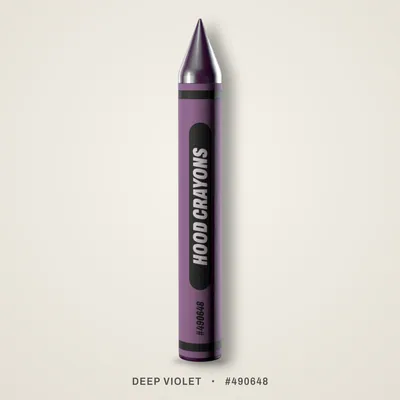 Deep Violet crayon, #490648